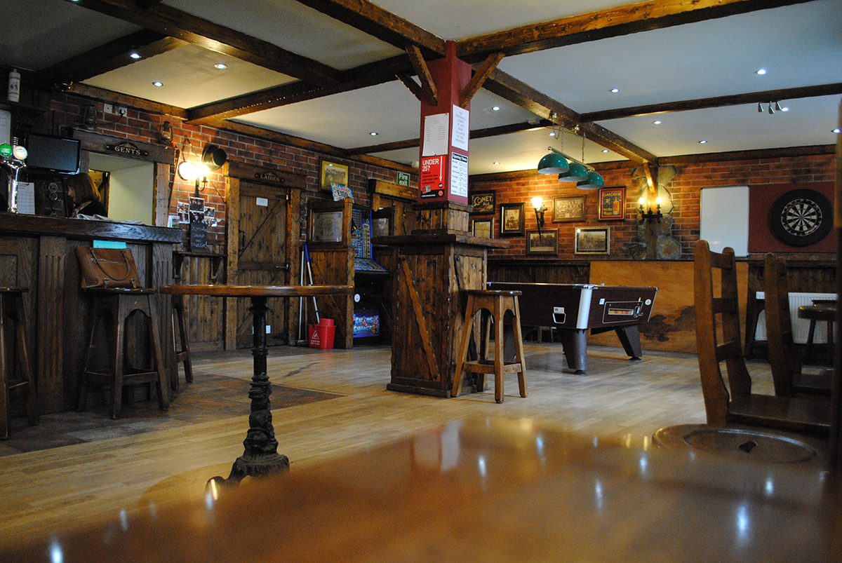A spacious pub